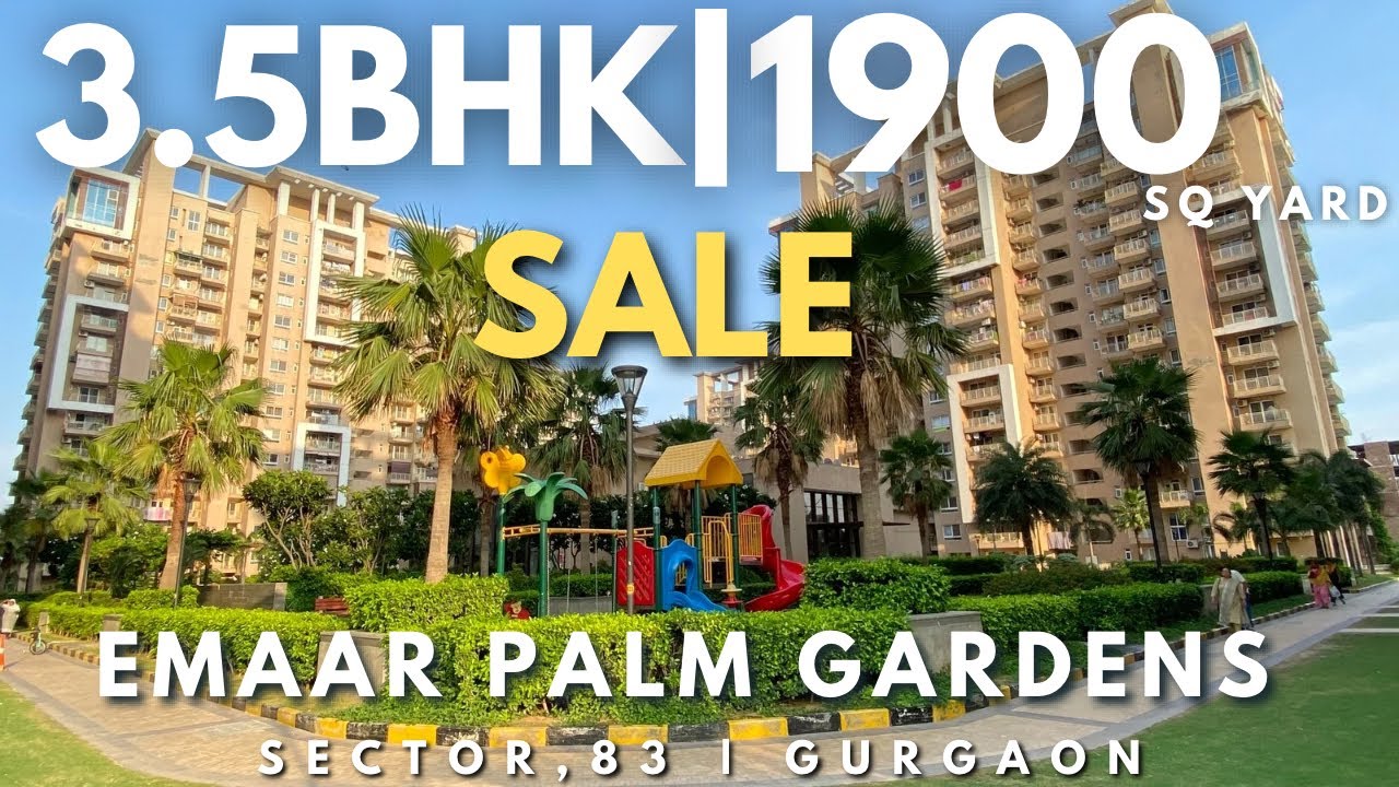 3BHK + Servant on Sale&Rent in Emaar Palm Gardens | 1900 Sq.Ft | Sector 83 Gurgaon | 9818646102