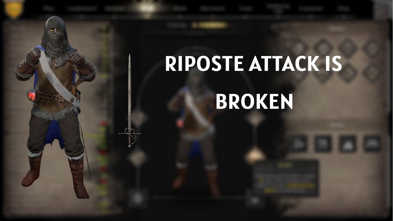 Rapier's Riposte Attack on ROGUE is CRAZY.. - Dark And Darker