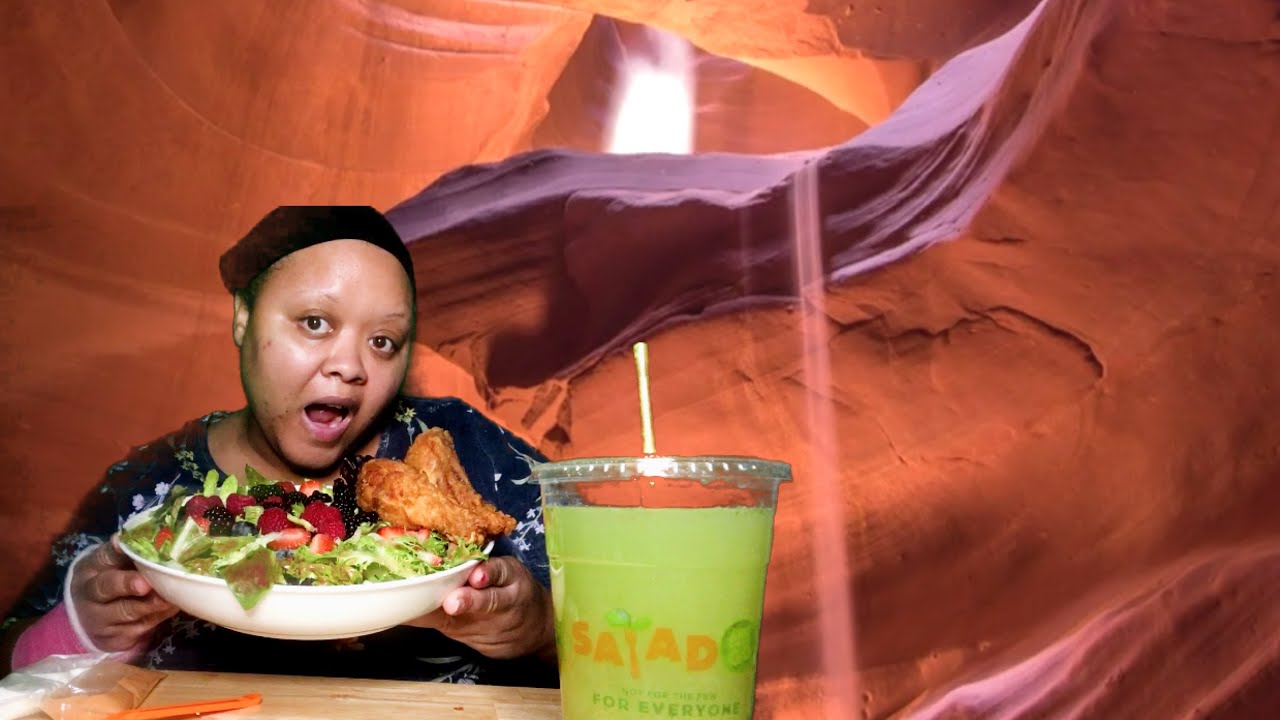 Volgmas # 4  |  Salad & Go  |  Fried Chicken Mukband.