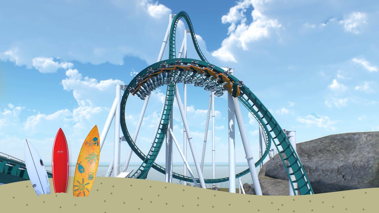 Tidal Twister | NoLimits 2 Pro | B&M Surf Coaster