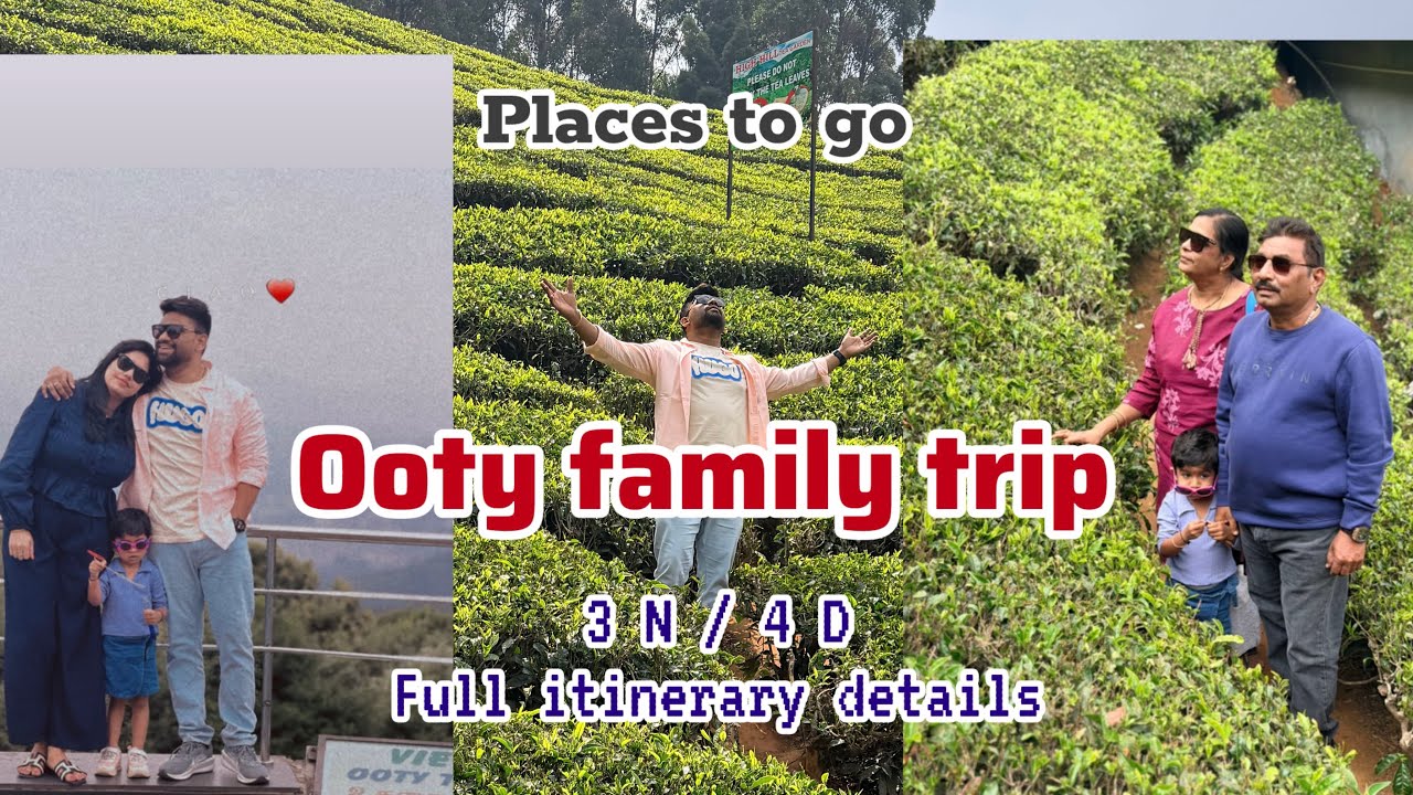 Ooty Family trip #telugu #hyderabad #viral #trending #full #trip #love #botanicalgarden #ooty #vlog