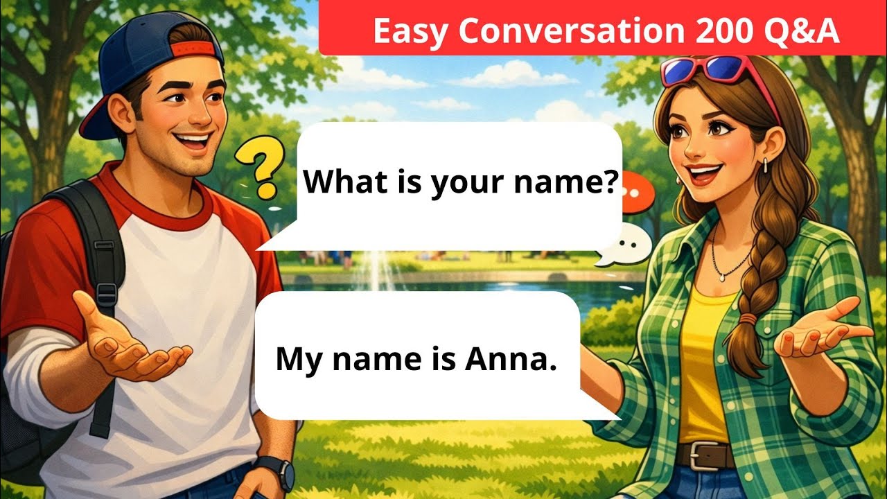 ✅  Can You Answer in English? Easy Practice