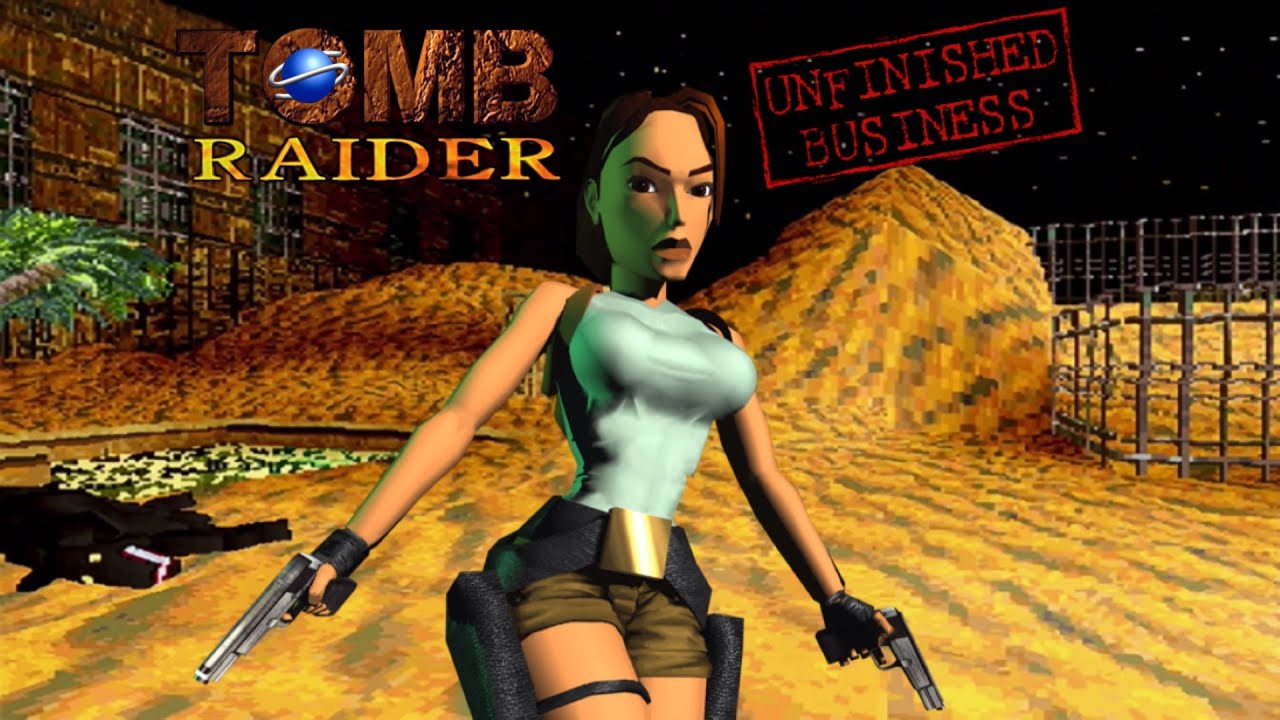 Обзор игры Tomb Raider Unfinished Business для Sega Saturn.