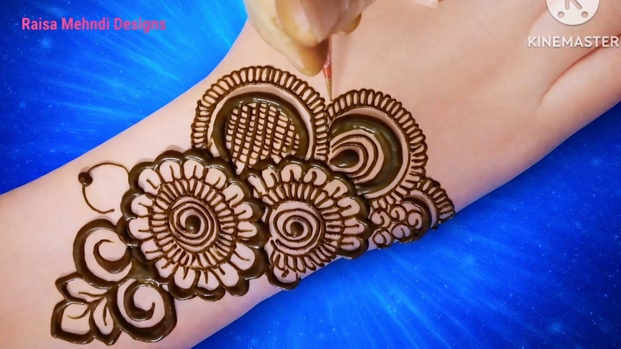 Very beautiful stylish back hand mehndi design | Phool🌼wali design | Eid🌙mehndi 2026