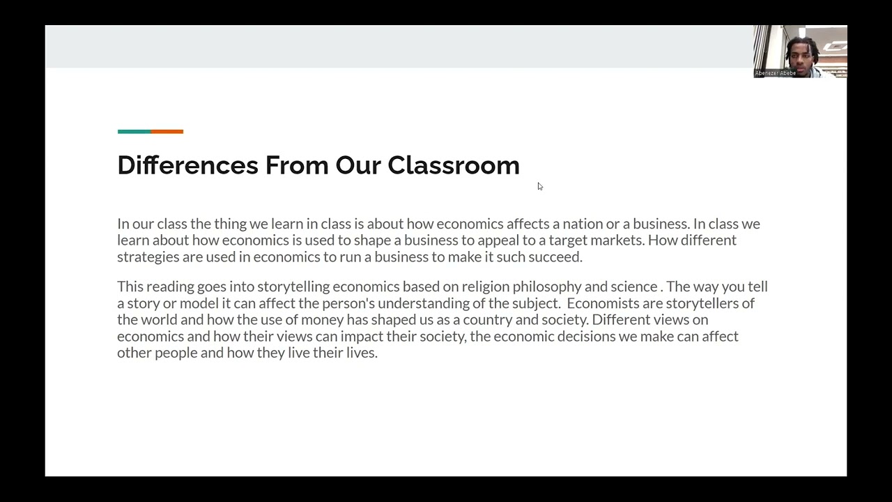 Principles of Microeconomics- Storytelling in Economics- Deirdre McCloskey