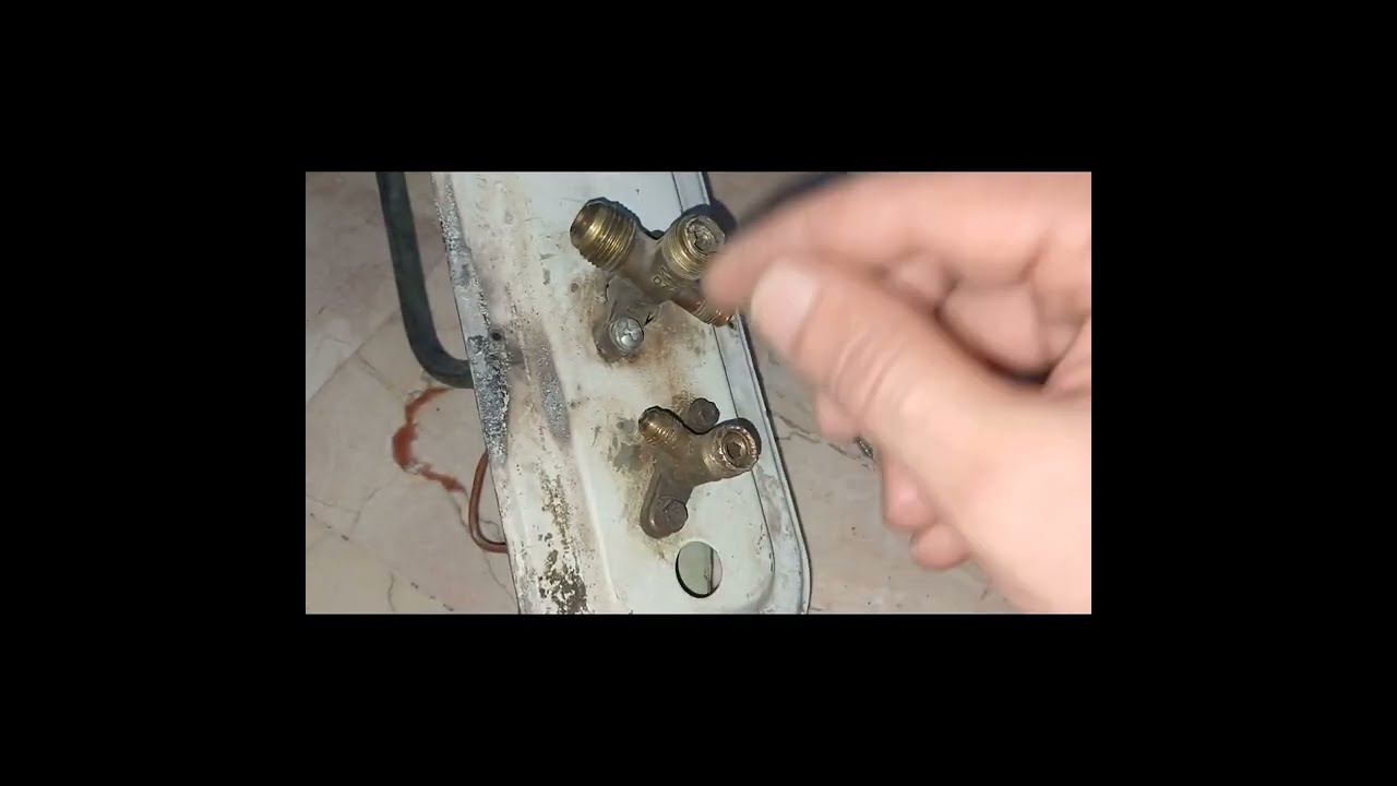 تلف سن مدخل محبس التكييف اليك الحل The air conditioner valve inlet thread is damaged. Here is the s
