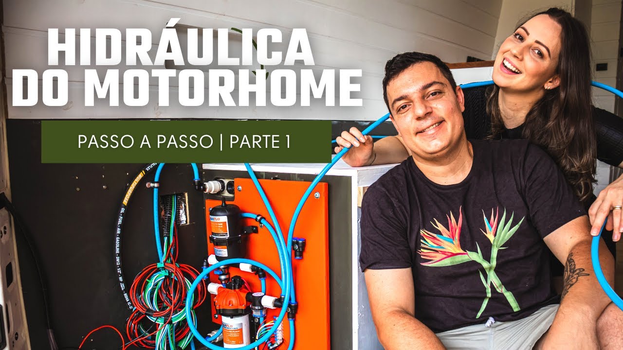 Temos caixas d'água + instalação da bomba e acumulador | Hidráulica do motorhome