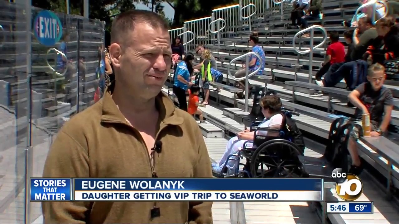 Girl denied Disney trip goes to Seaworld