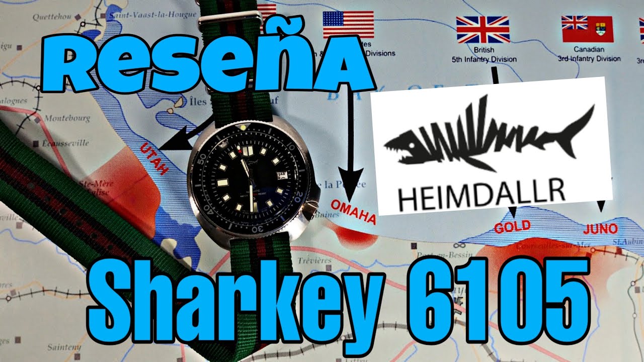 &iquest;Mejor que Seiko? El Heimdallr Sharkey 6105 homenaje al Seiko Vintage Turtle. En espa&ntilde;ol.