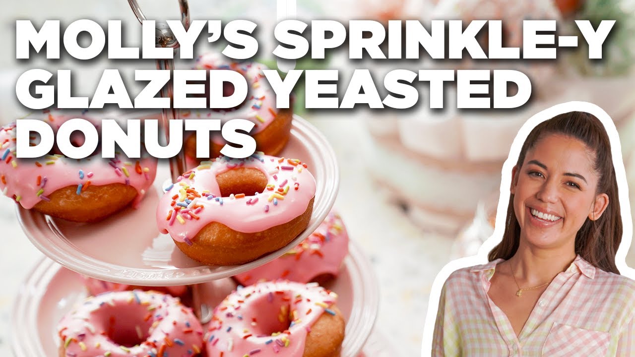 Molly Yeh's Sprinkle-y Glazed Yeasted Donuts | Girl Meets Farm | Food Network