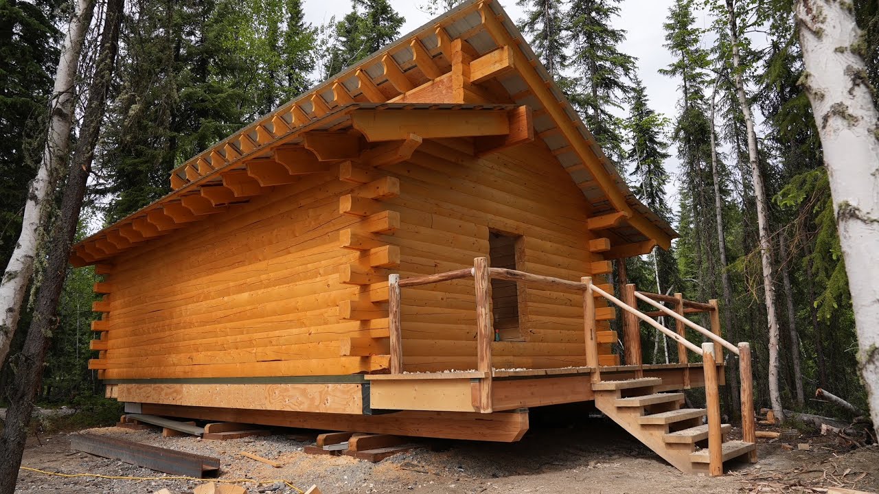 HOW TO BUILD an ALASKAN Log Cabin - Ep 11