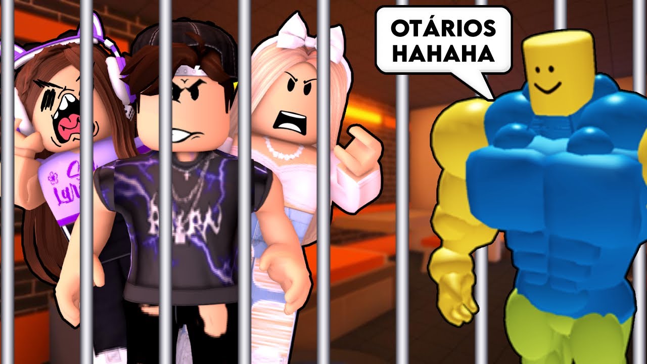 FOMOS PRESOS PELO NOOB E TEMOS QUE ESCAPAR! - Roblox