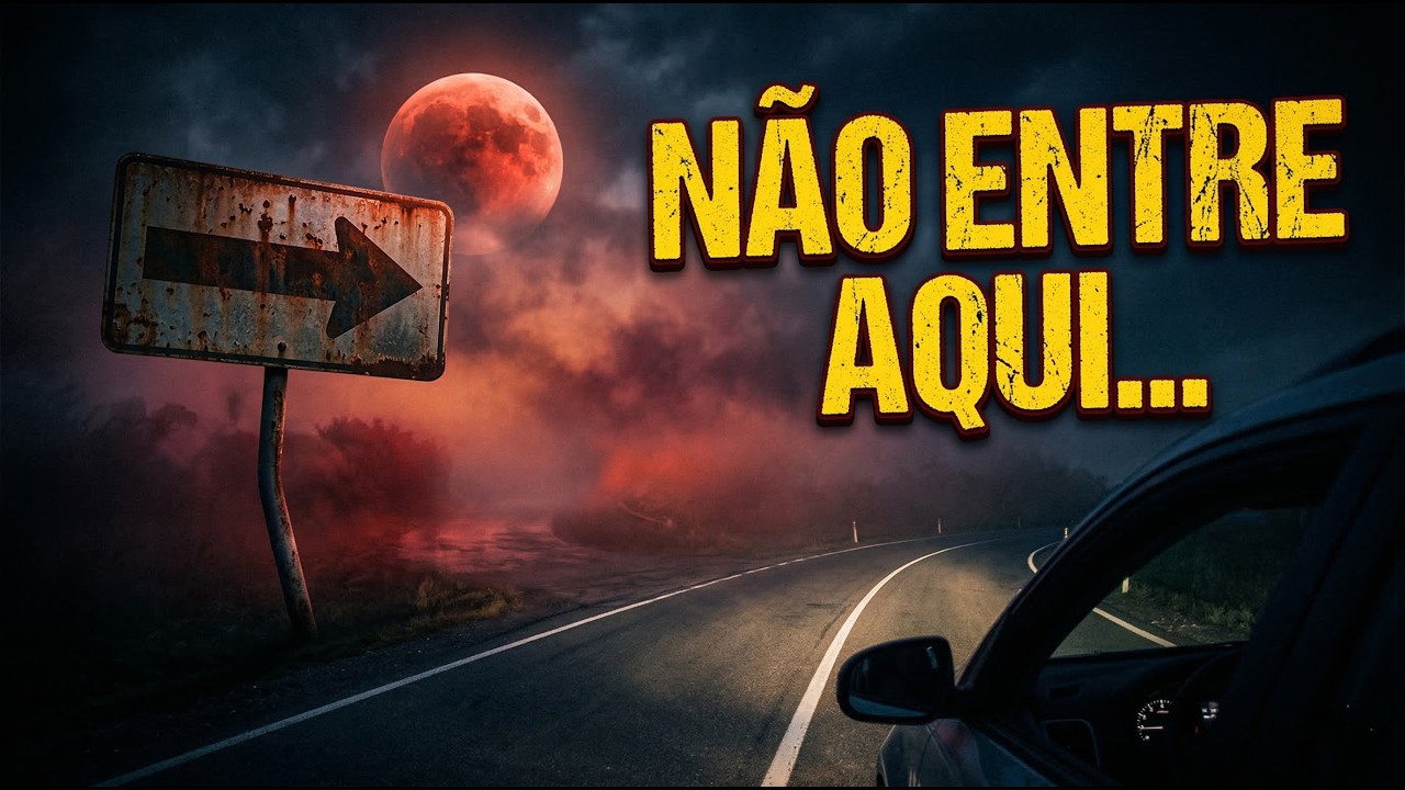 Entrei na Estrada Fantasma que NÃO EXISTE... 🌑⚠️