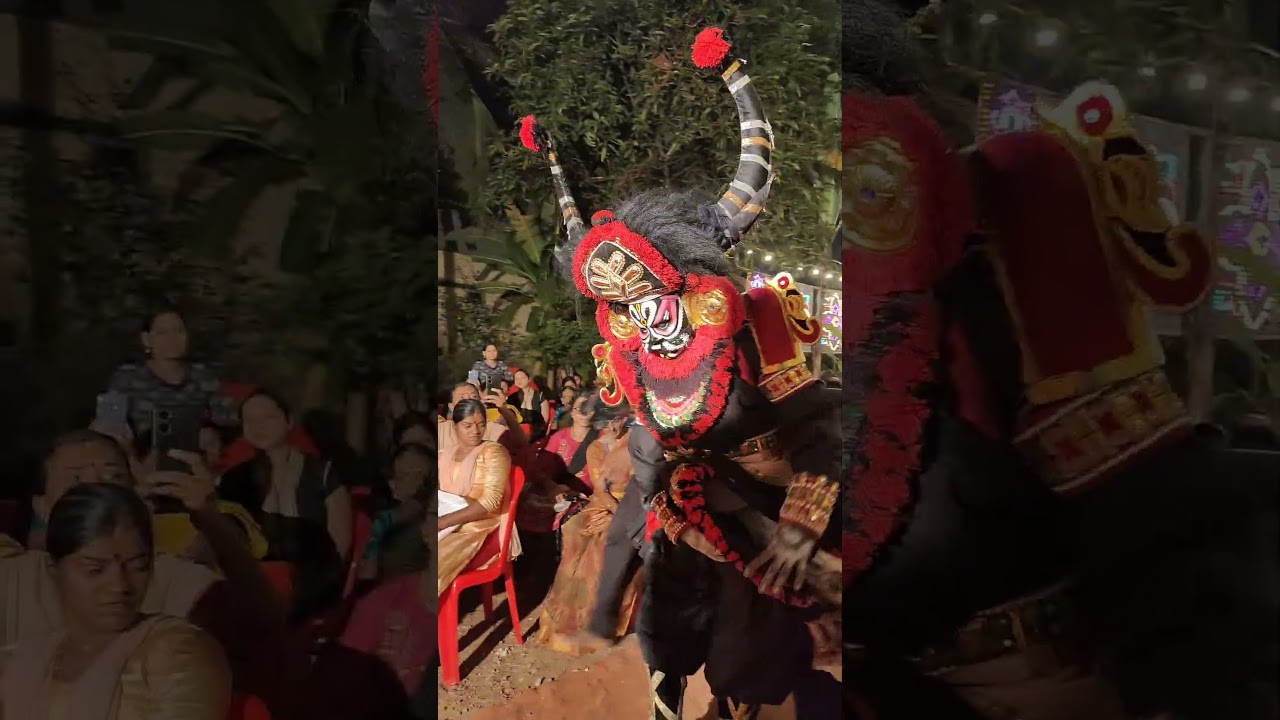 Mahishasura pravesha in Devi Mahathme Yakshagana 1 January 2024