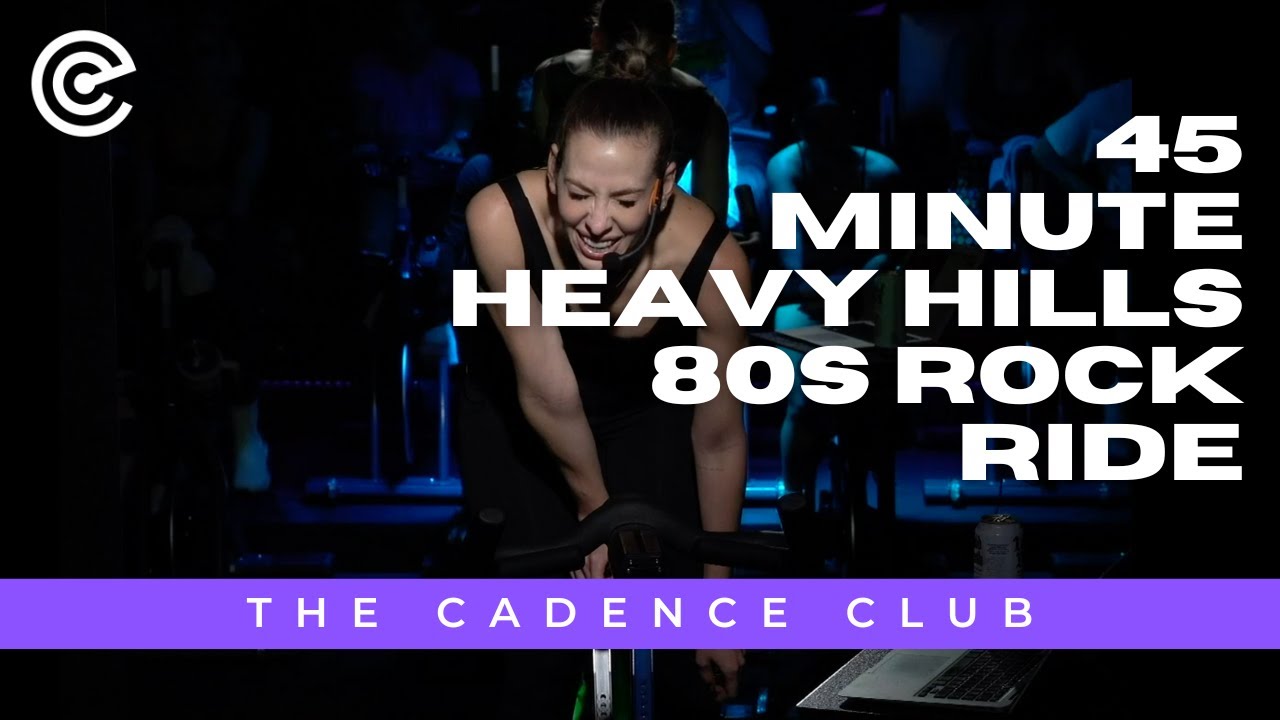 45 Minute Heavy Hills Ride - 80s Rock