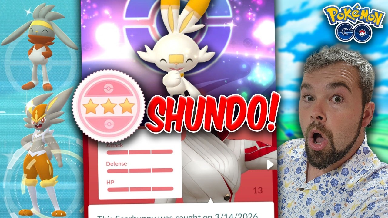 SHUNDO Scorbunny Caught! But We Got Something Much RARER! (Pokémon GO)