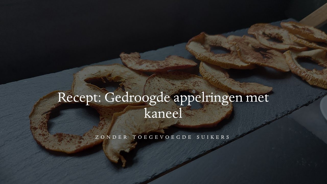 Zelf maken: gedroogde appelringen