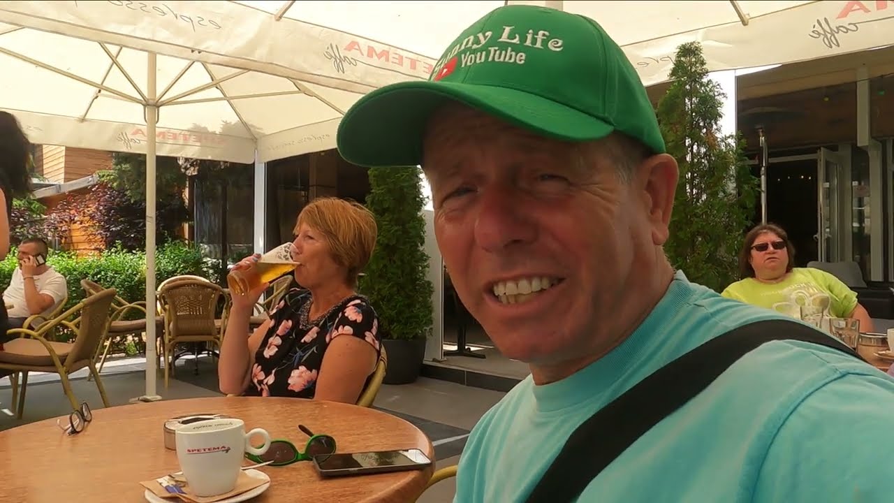 A walk around Artist Street area of Sunny Beach, Bulgaria.