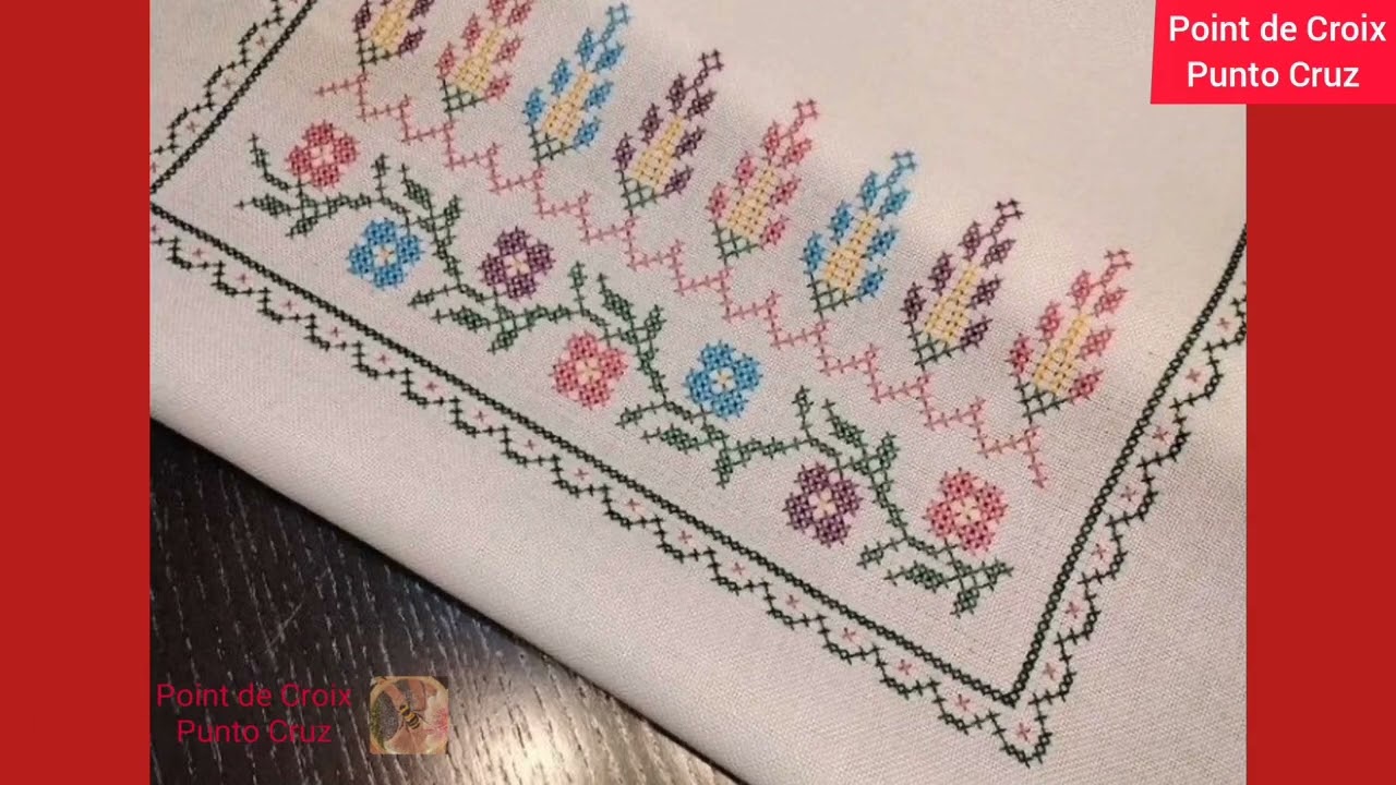 رشمات روعة لعشاق الطرز بوانتي كروا Point de Croix 🦋