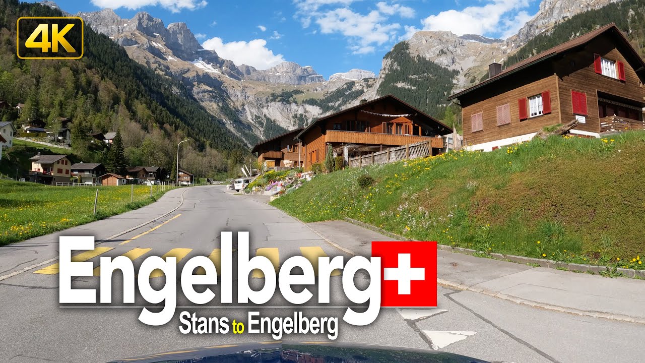 Engelberg, Switzerland 🇨🇭 Driving from Stans to Engelberg