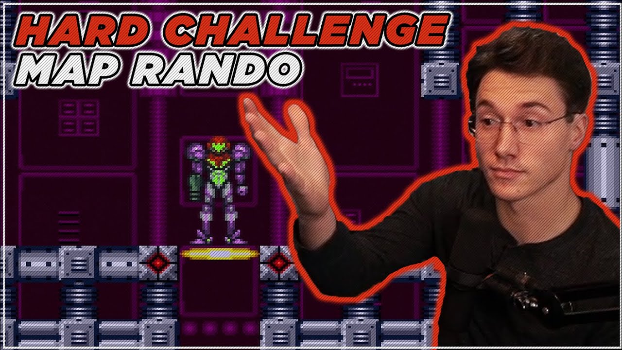 Hard Challenge Map Rando v3 | Super Metroid
