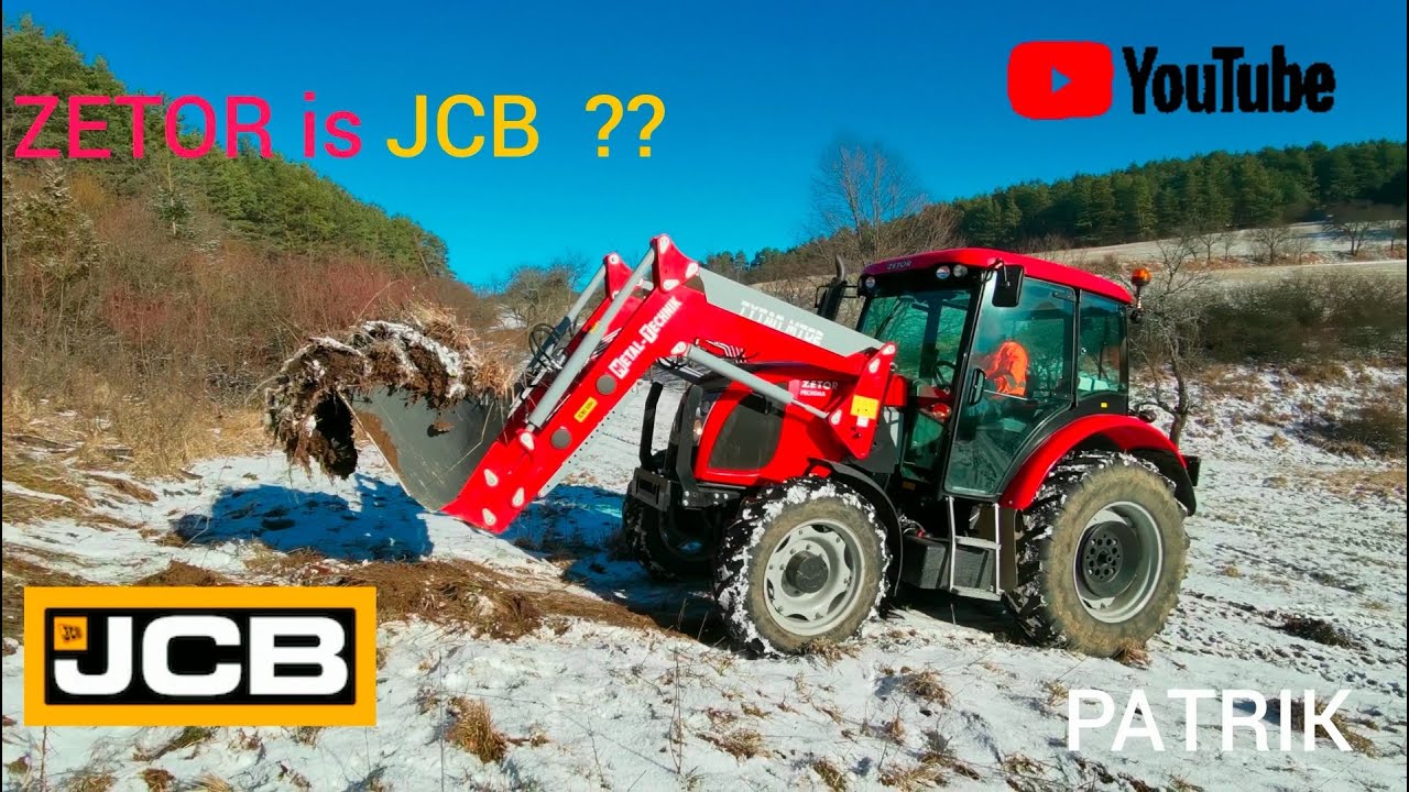 ZETOR Proxima + METAL-TECHNIK  -  Leveling  Uneven Narrow Road over Winter ❄️ /  Vyrovnávanie cesty🚜
