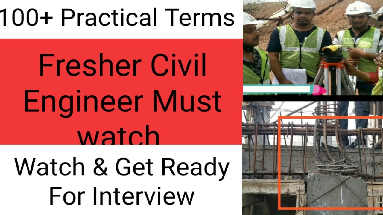 100+ Practical Technical Terms for civil Engineers | Basic Knowledge for Fresher civil Engineers