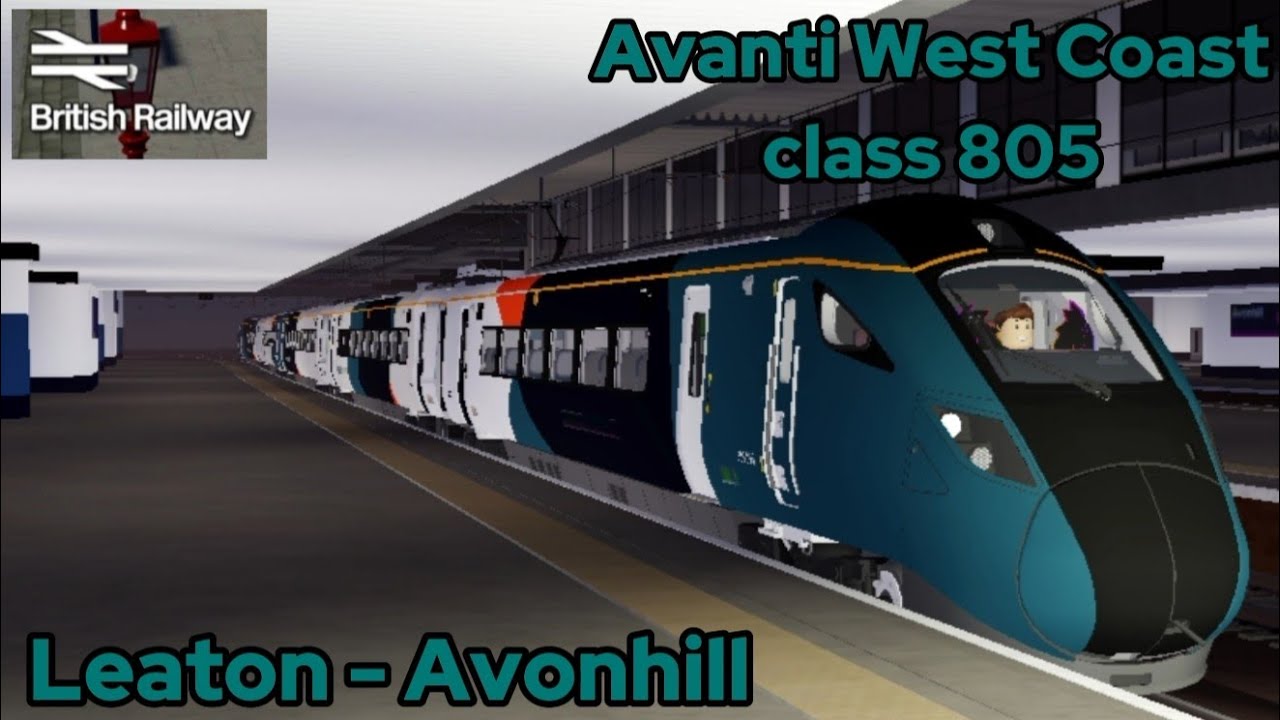 Smart Games. Avanti West Coast class 805 Leaton - Avonhill. British Railway ROBLOX.