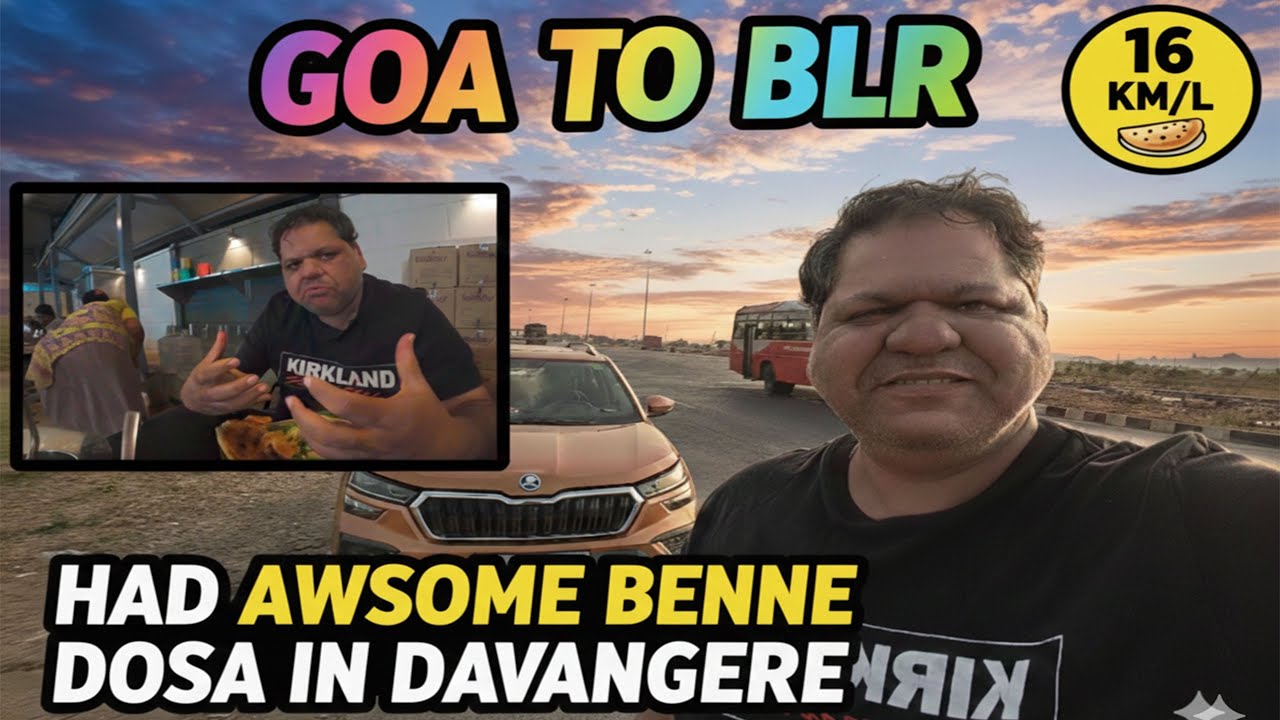 Goa(Anjuna) to Bengaluru: The Fun Solo Return Drive! 🚗💨