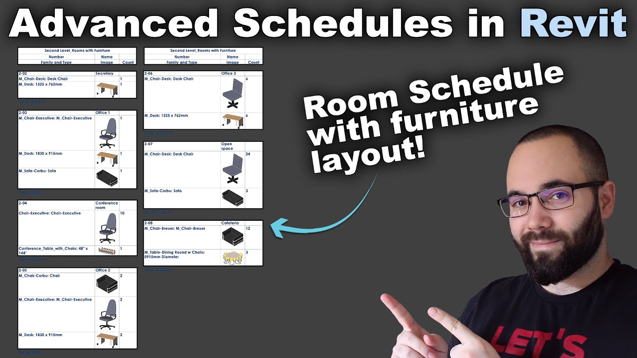 Embedded Schedules in Revit Tutorial