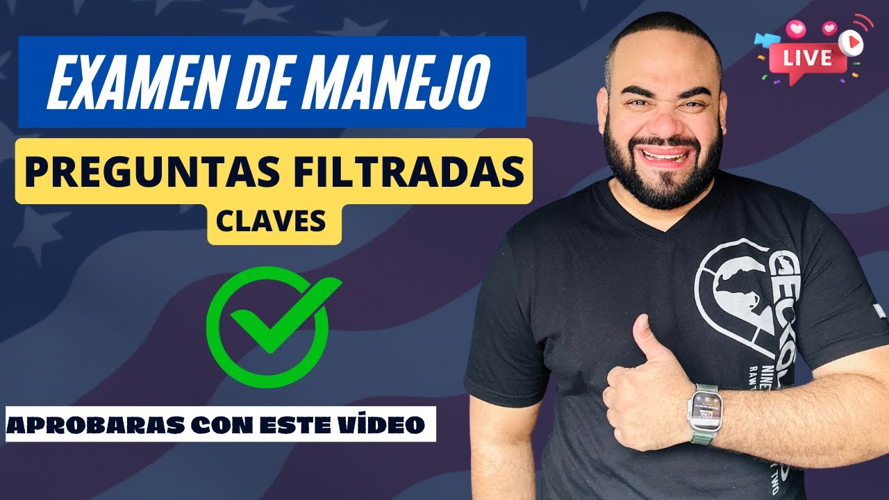EL MEJOR VIDEO PARA APROBAR EL EXAMEN DE MANEJO EN USA