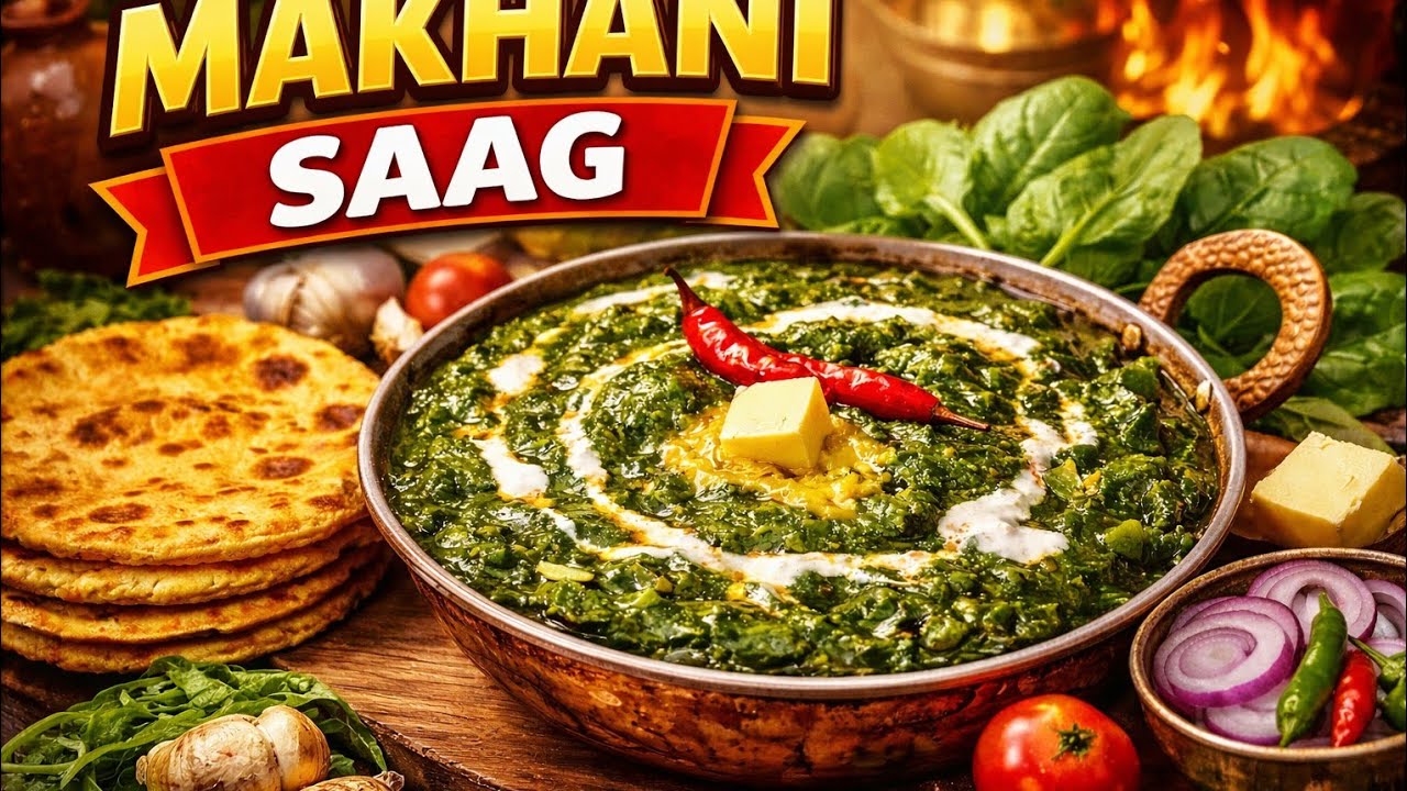 Winter Special Makhani Saag Recipe | Mix Saag Recipe In Hindi|Mix Saag Banane Ka Tarika |Saag Recipe