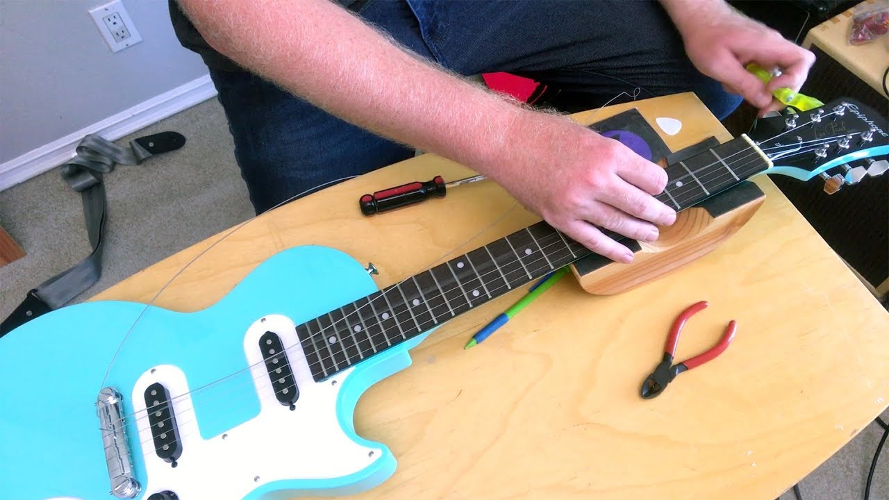 $99 Epiphone Les Paul SL - After setup and string change.
