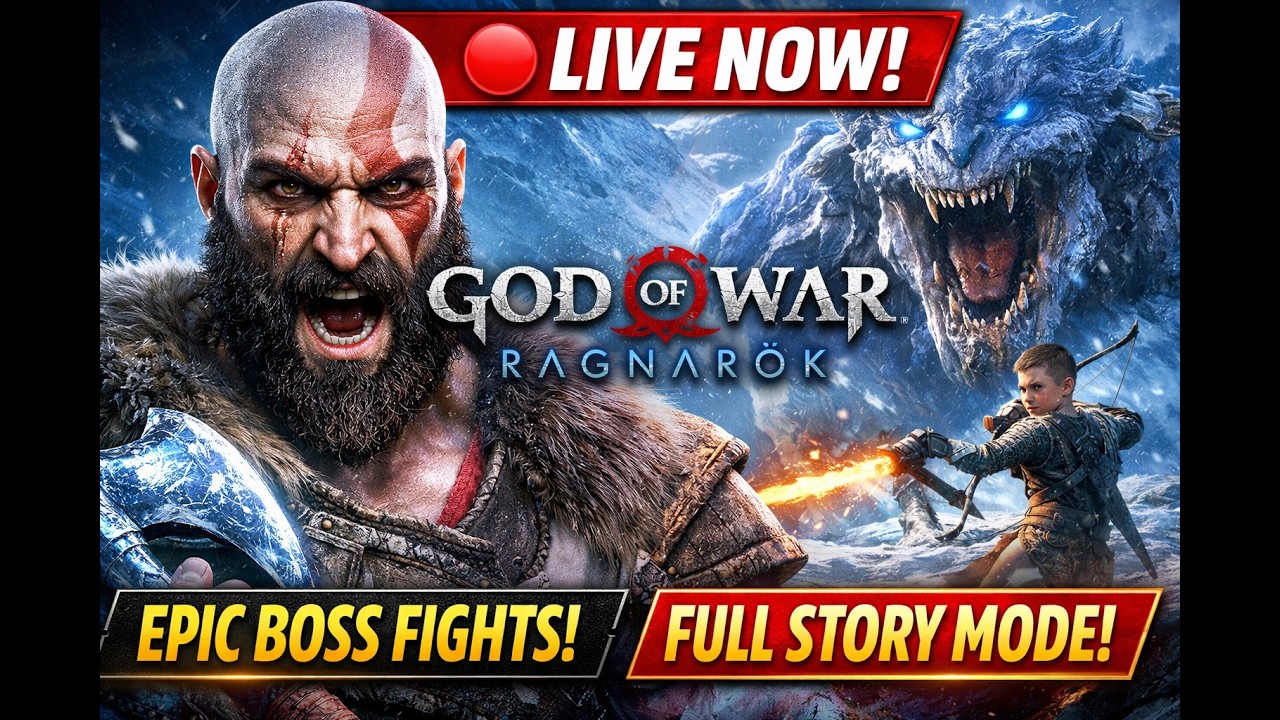 🔴 God Of War Is LIVE now