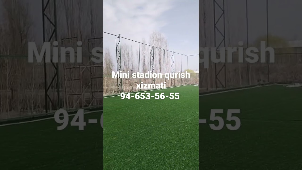 mini stadion qurish xizmati 998-94-653-56-55