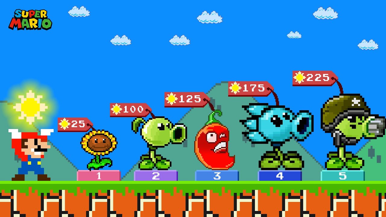 When Mario Buy All Plants Shop #pvz