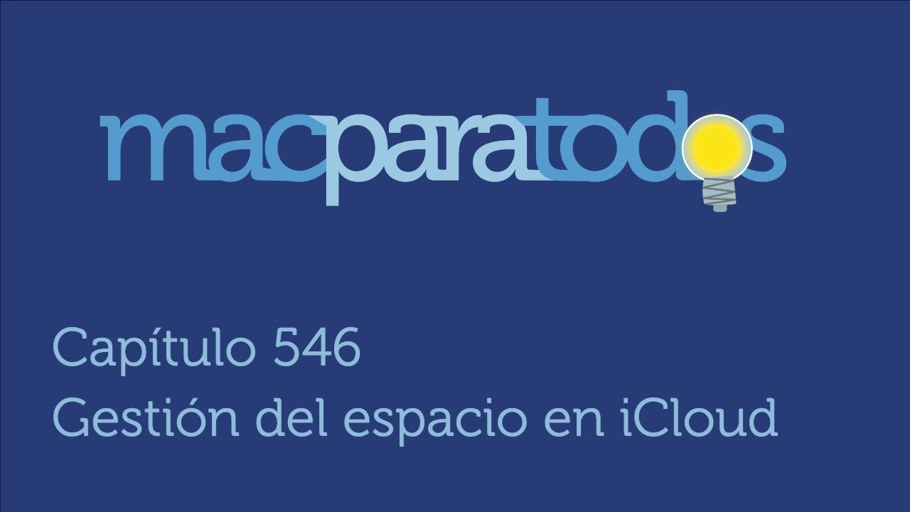 546.- Gestión del espacio en iCloud