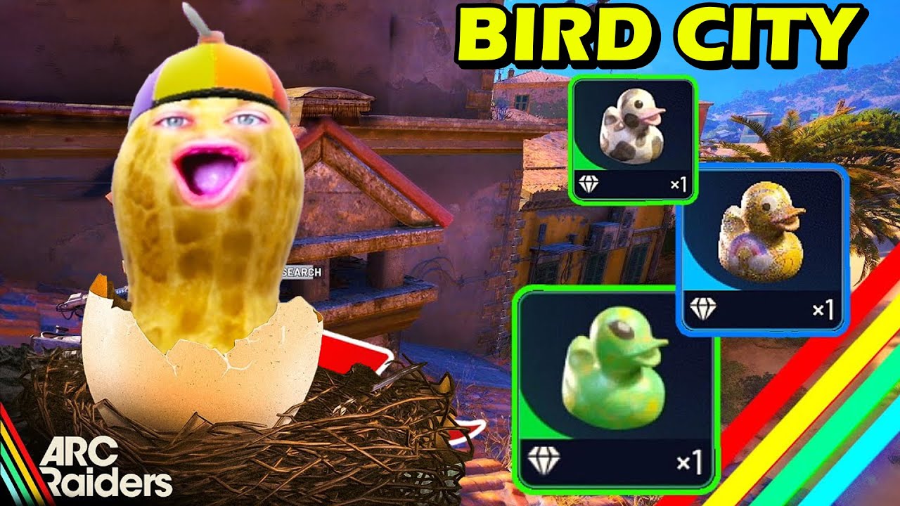 TheBurntPeanut Packs New Ducks in Bird City ! Arc Raiders