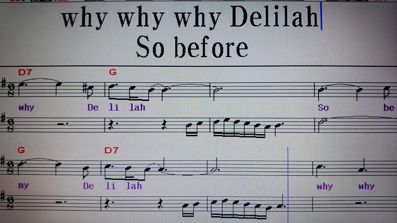 Delilah 딜라일라 (상세한 연습)/ Tom Jones #팝송가르쳐주는남자 240.