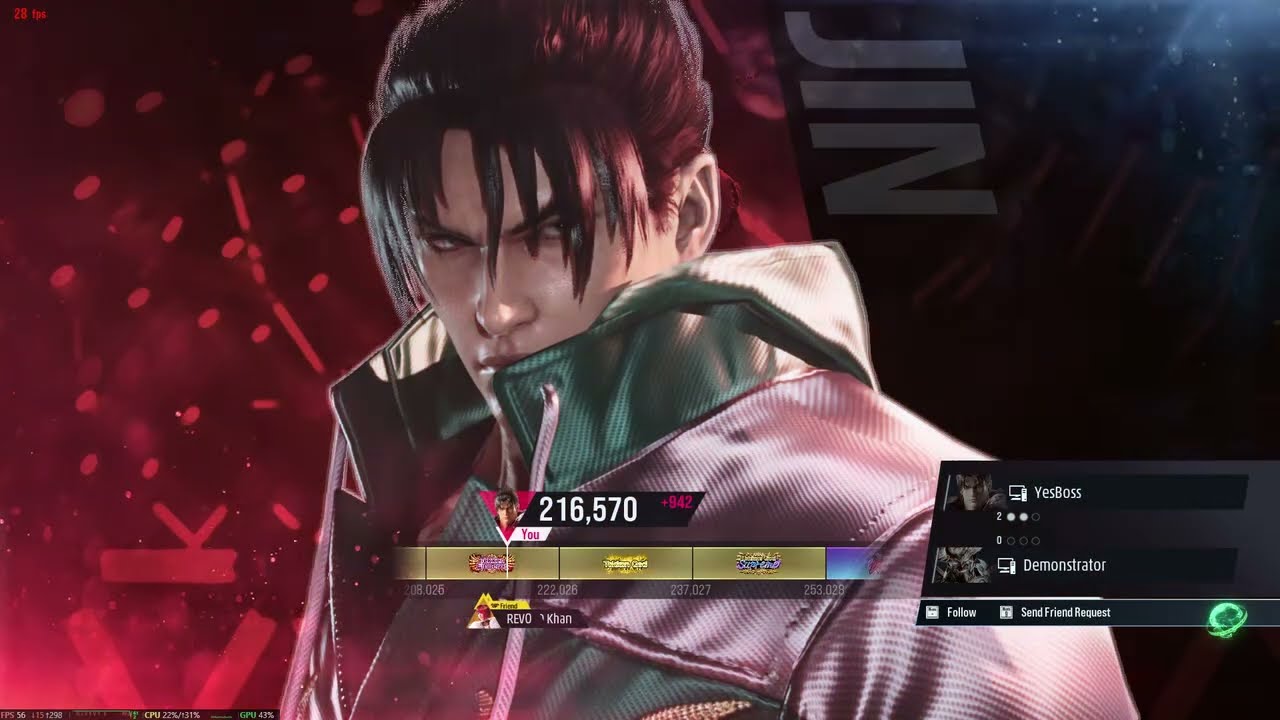 JIN vs YOSHIMITSU | Tekken 8 Rank Season 2 ( ULTRA GRAPHICS )
