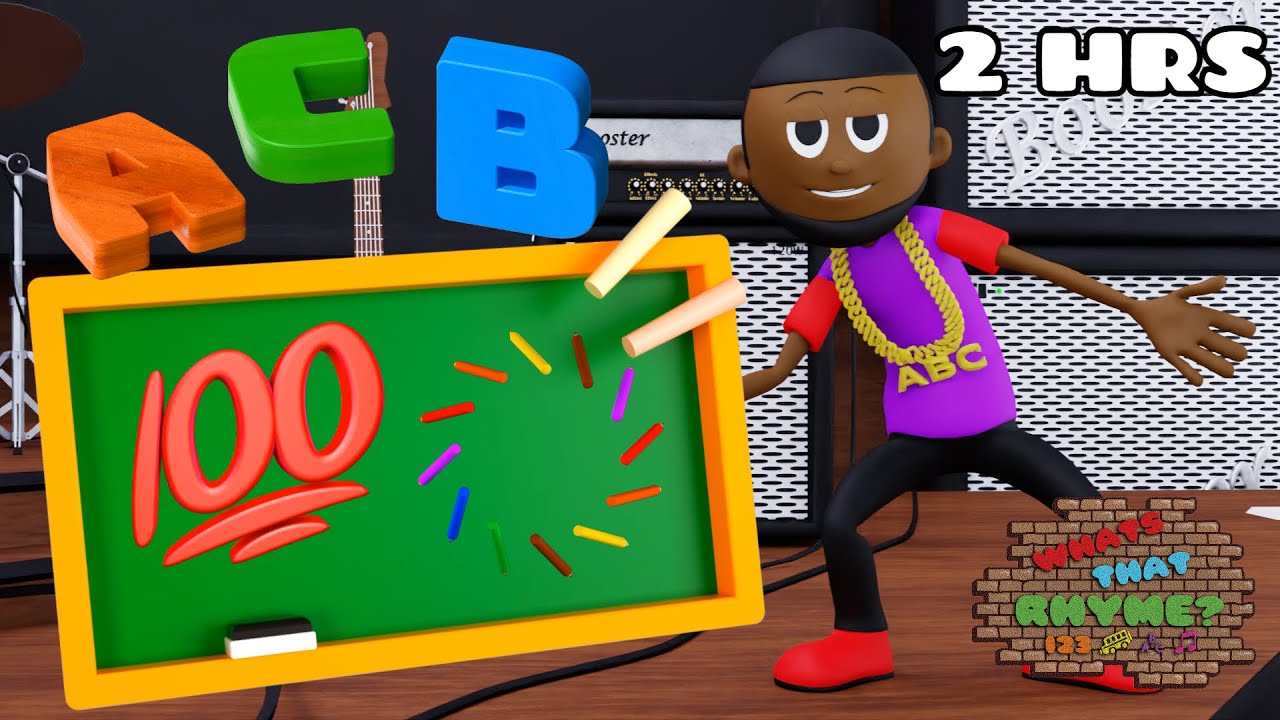 ABC, Counting, Colors + More Nursery Rhymes + Kids Songs | 2 Hour Compilation @whatsthatrhyme
