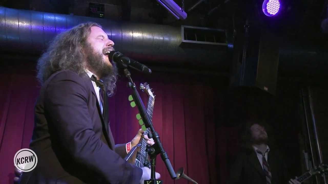 Jim James performing 