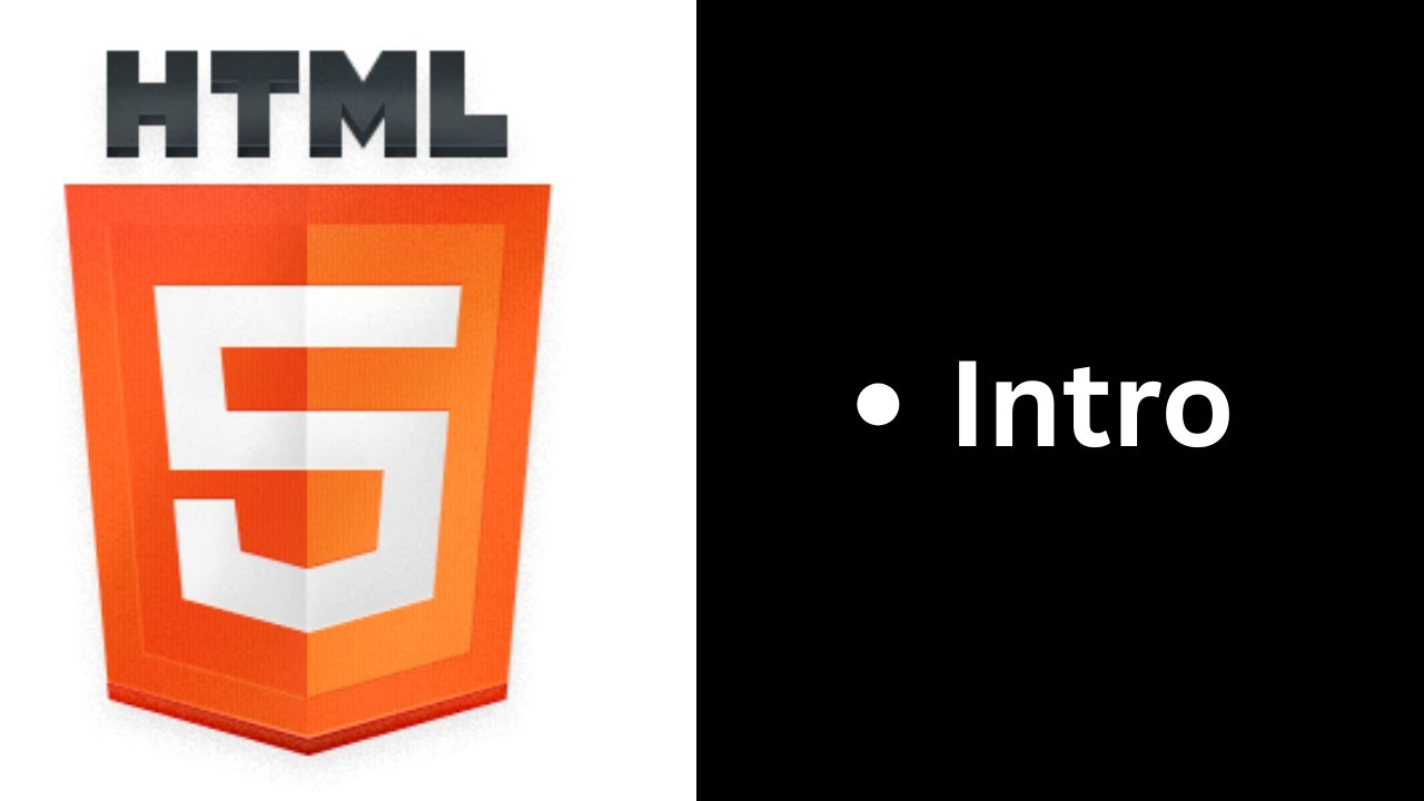 Intro to HTML?