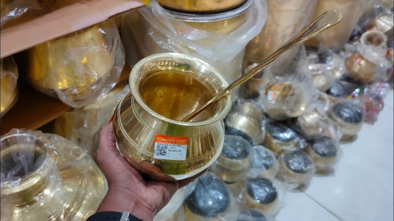 பித்தளை வெண்கலம் பொங்கல் பானை with price/brass/bronze/stainless steel/biryani pot/dmart/cheapest