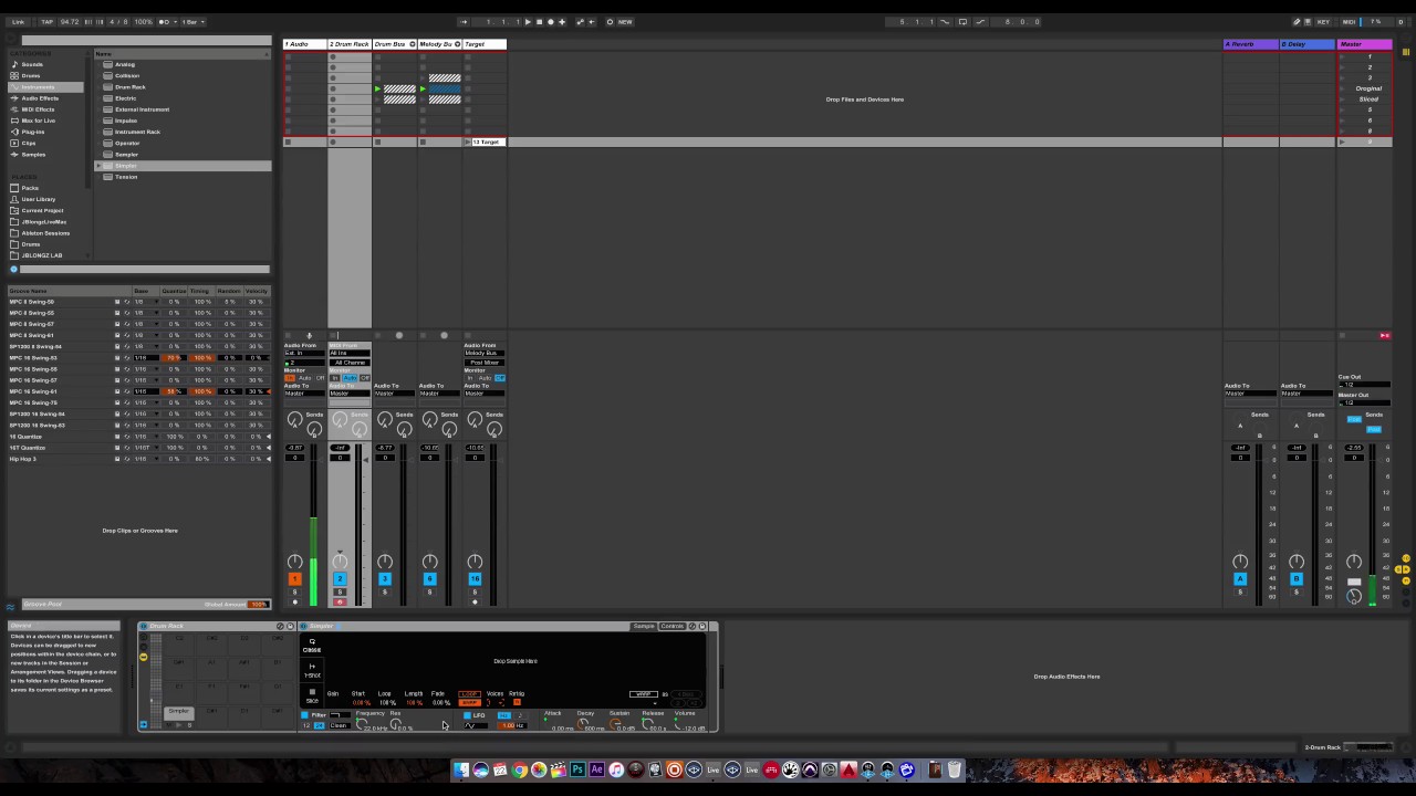 Ableton Live MPC Sample Chop Slicing Preset