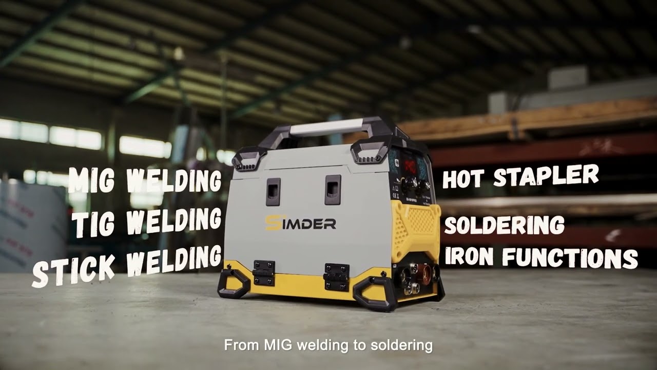 Simder SD-5010 Pro 5 in 1 MIG welder&hot stapler&soldering iron