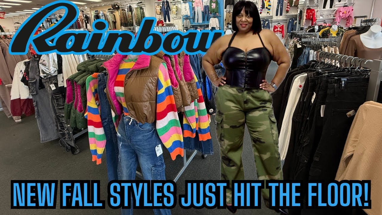 Rainbow Shop Haul 2025 🍂 Доступная осенняя мода и примерка новых поступлений