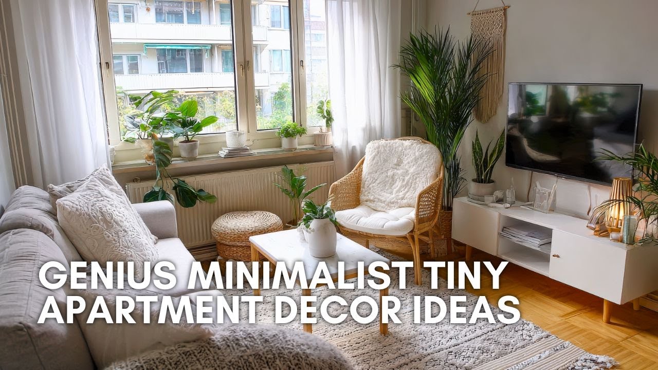 Genius Minimalist Tiny Apartment Decor Ideas That Makes Every Inch Count Without Compromising Style