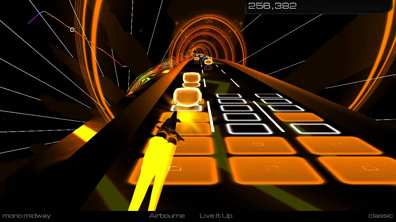 Audiosurf 2 - Live It Up (Airbourne) - Mono Midway