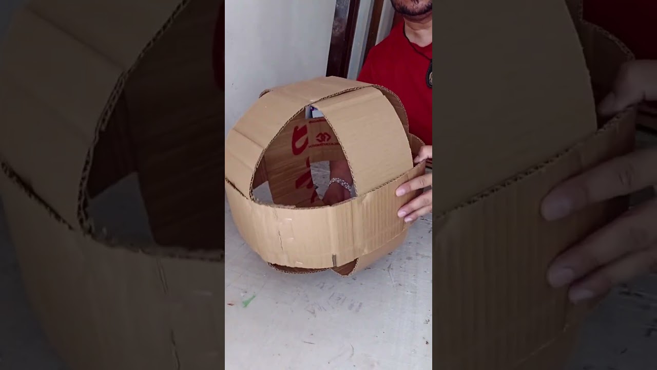 inicio del proceso para la piñata sin engrudo